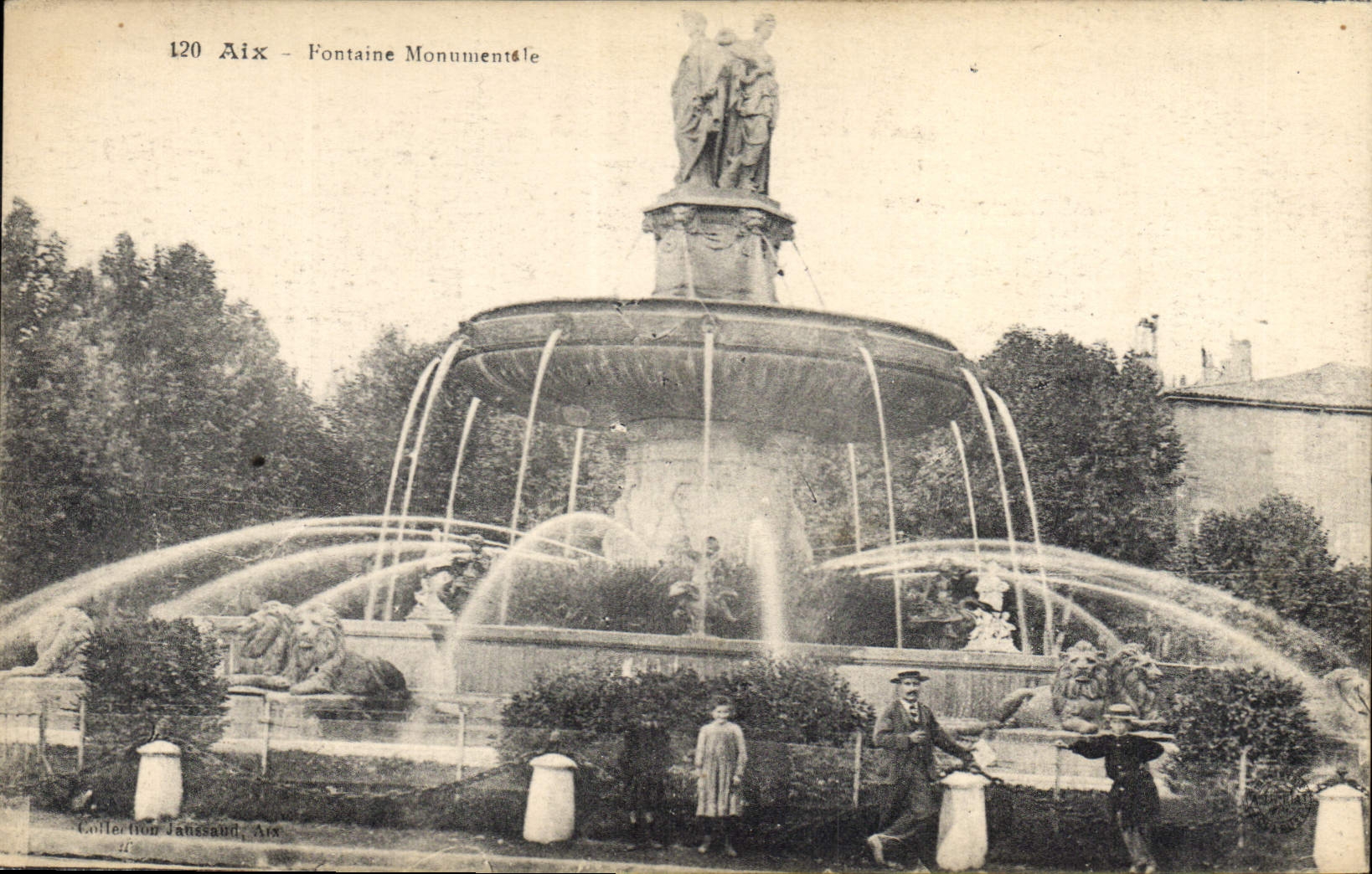 Aix - Fontaine Monumentale — Collection Janssaud, n°120