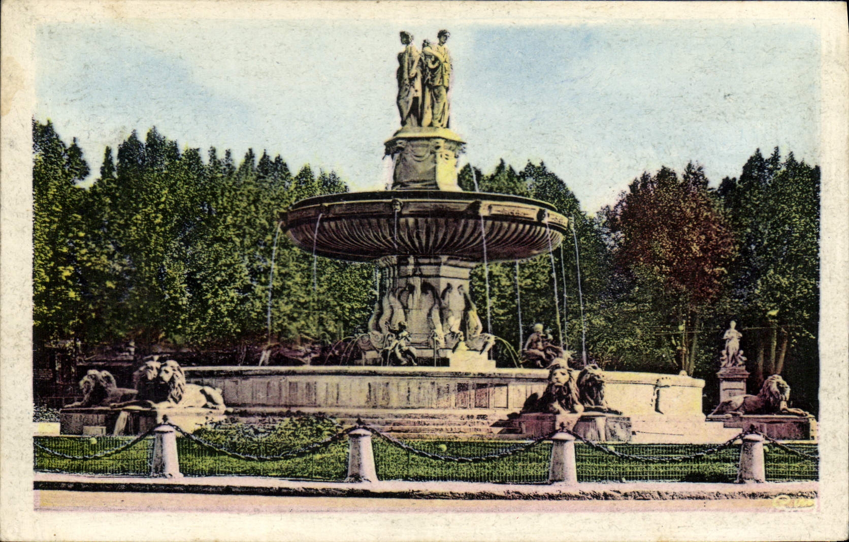 Die große Fontaine - Place de la Rotonde — Aix-en-Provence — Combiér Edition