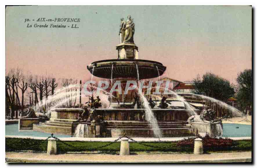 CPA Aix en Provence La Grande Fontaine 