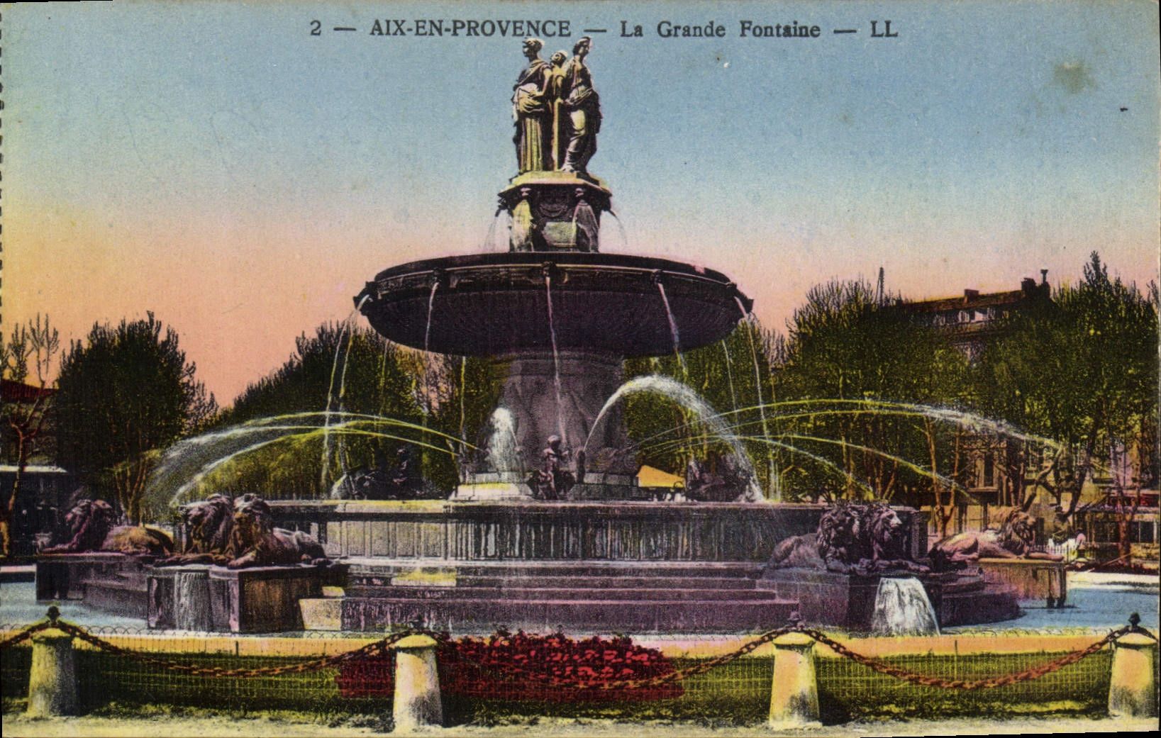 Aix-en-Provence — La Grande Fontaine — LL