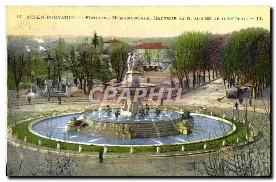 Aix-en-Provence — Fontaine Monumentale — LL