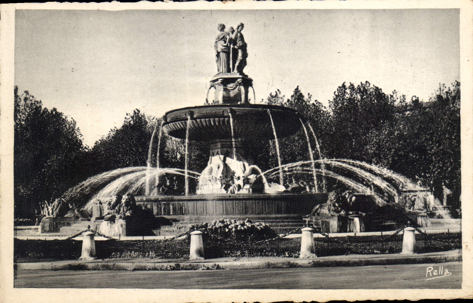 Aix-en-Provence — La Grande Fontaine — Hélio-Luxe, n°1.025