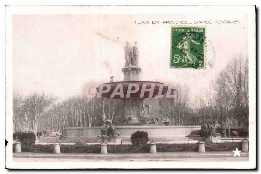 Aix-en-Provence — Grande Fontaine — Verlag: Aix-en-Provence