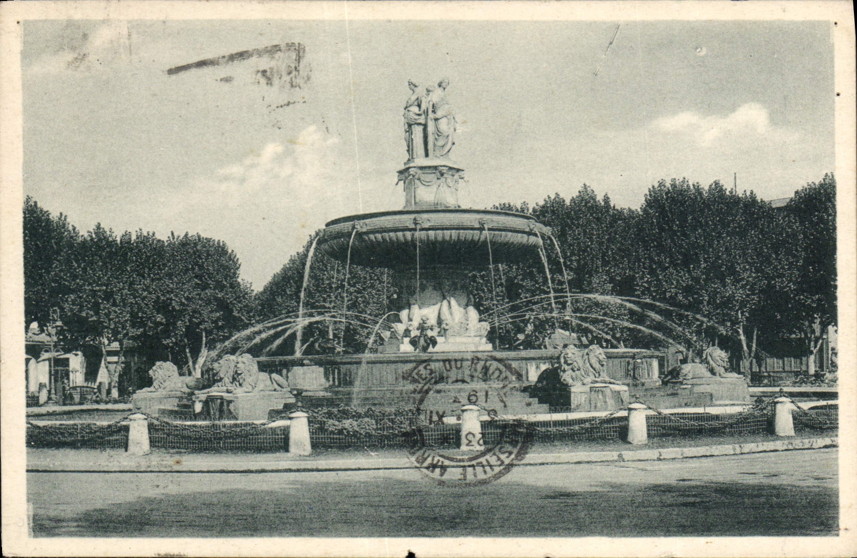 La Grande Fontaine — Aix-en-Provence — éditée par Aix-en-Provence