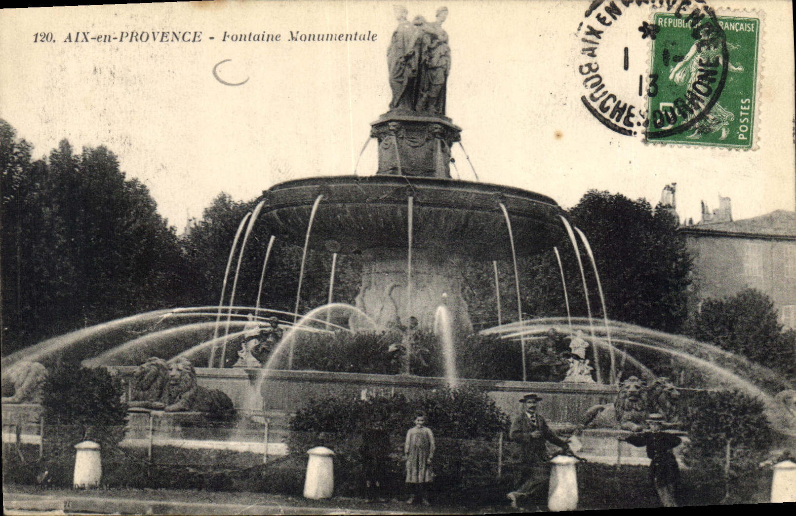 AIX-en-PROVENCE — Fontaine Monumentale — éditeur inconnu, n° 120