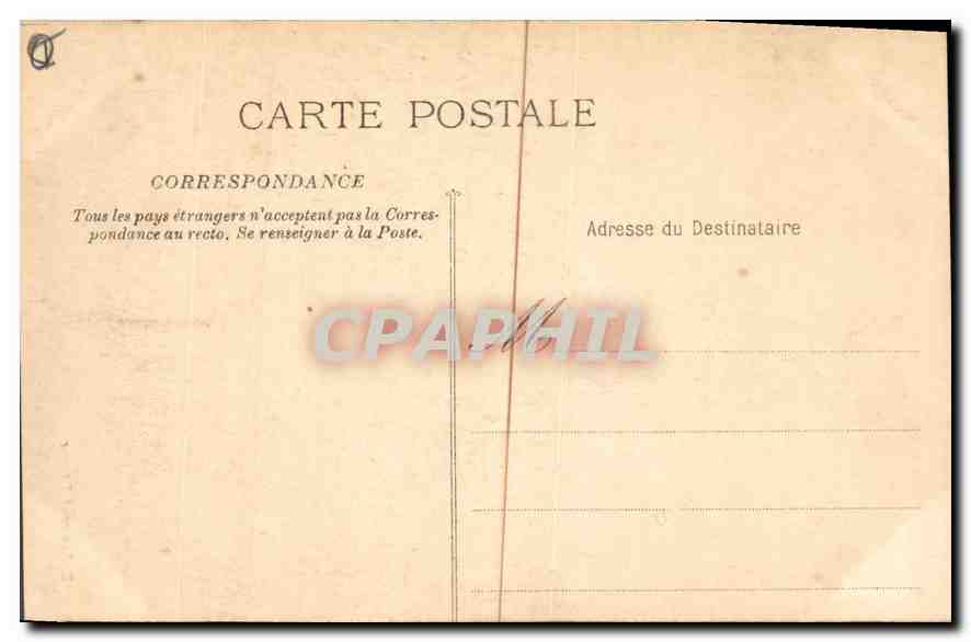 CPA Aix en Provence Fontaine Monumentale  — Rückseite
