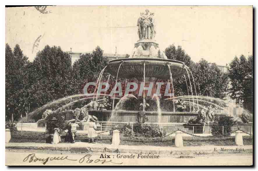 CPA Aix Grande Fontaine 
