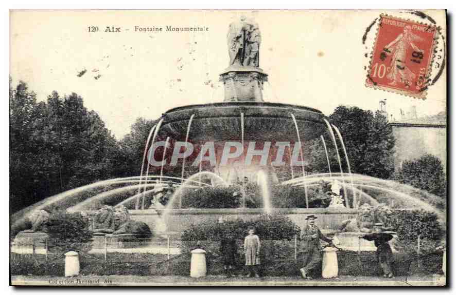 Aix - Fontaine Monumentale — Collection Juszkund Aix, n°120