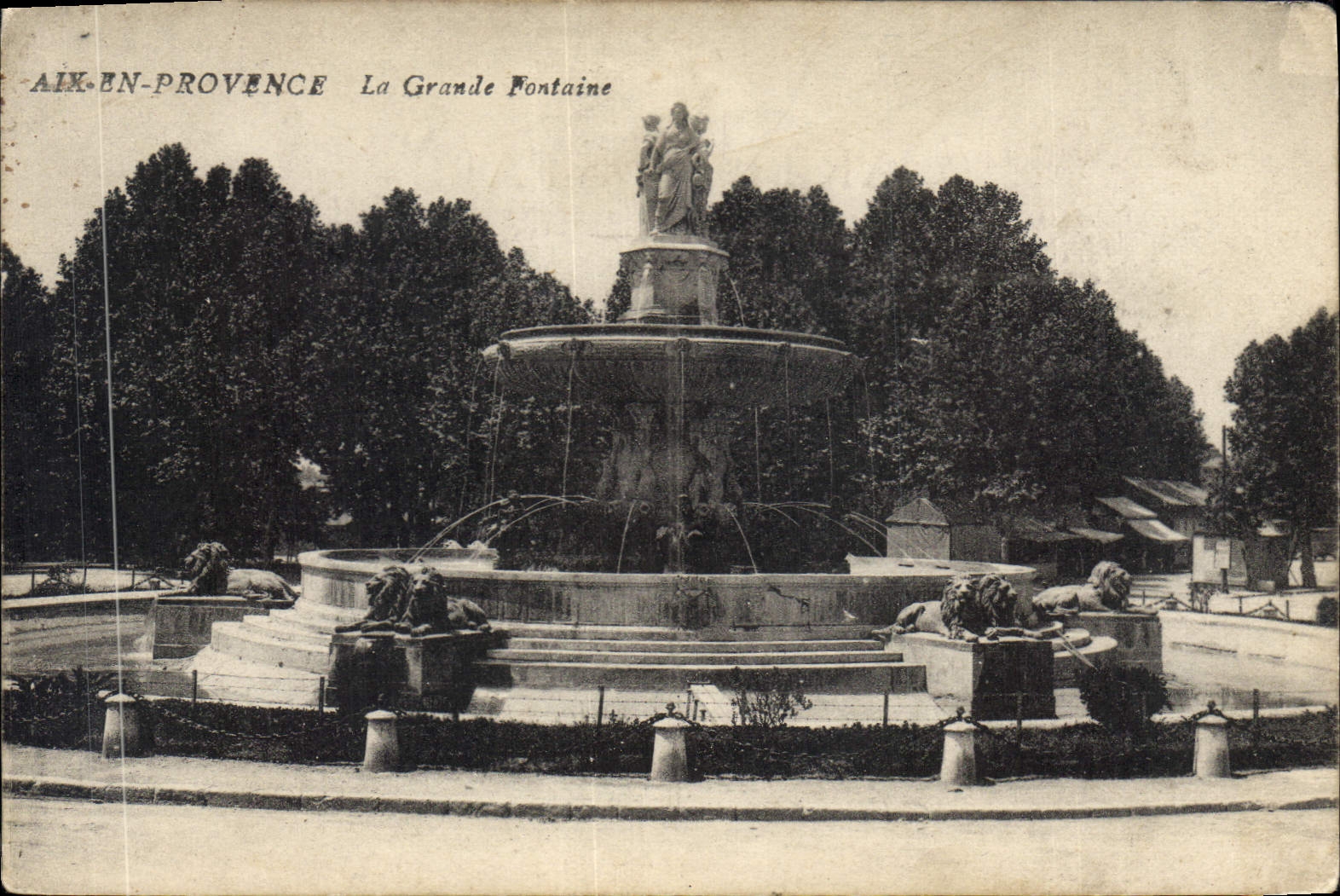 Aix-en-Provence — La Grande Fontaine — éditeur non identifié