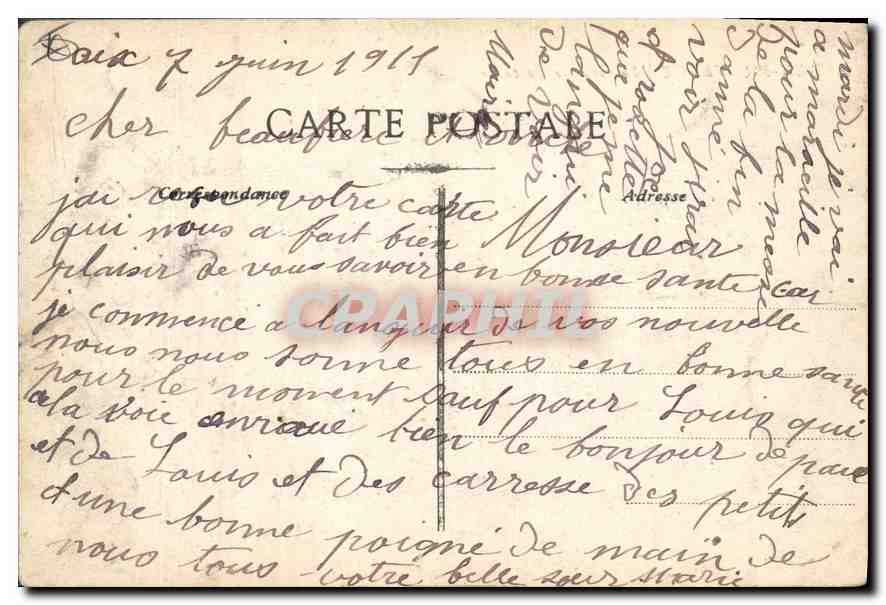 Aix-en-Provence — La Grande Fontaine — éditeur non identifié — Rückseite