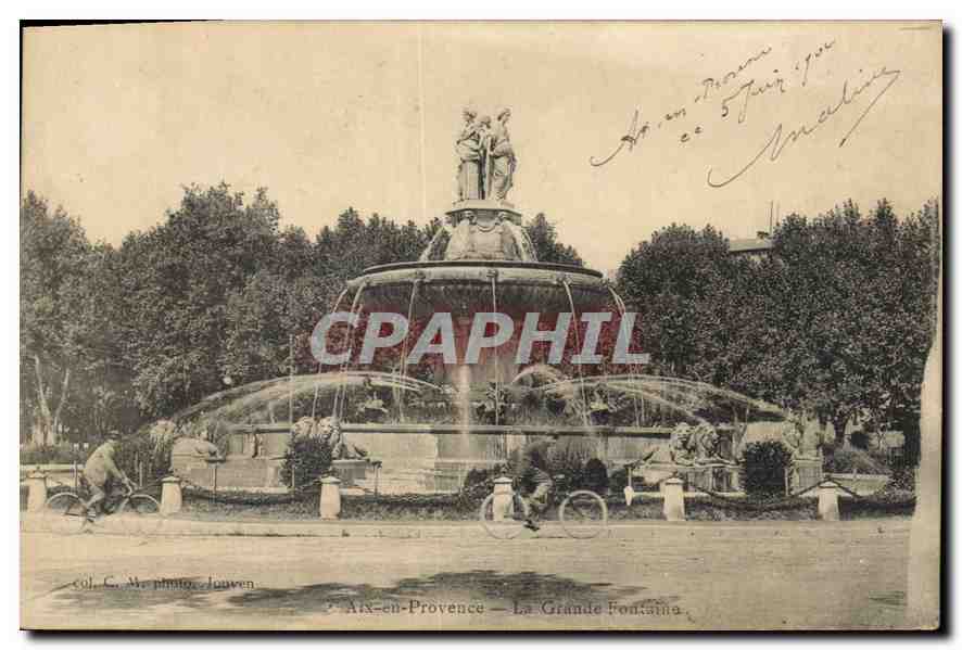 CPA Aix en Provence La Grande Fontaine 