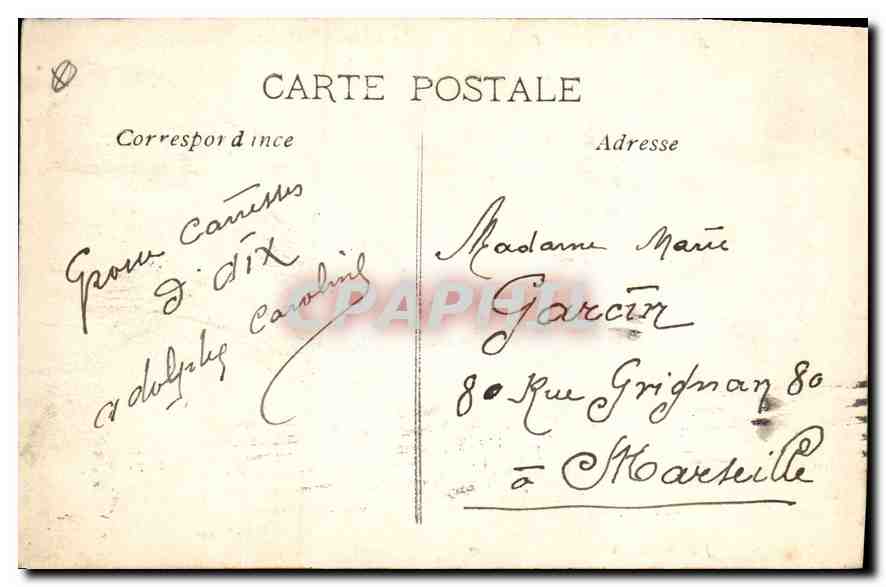 Aix-en-Provence — La Grande Fontaine — J.B. Bonis édit. — Reverso