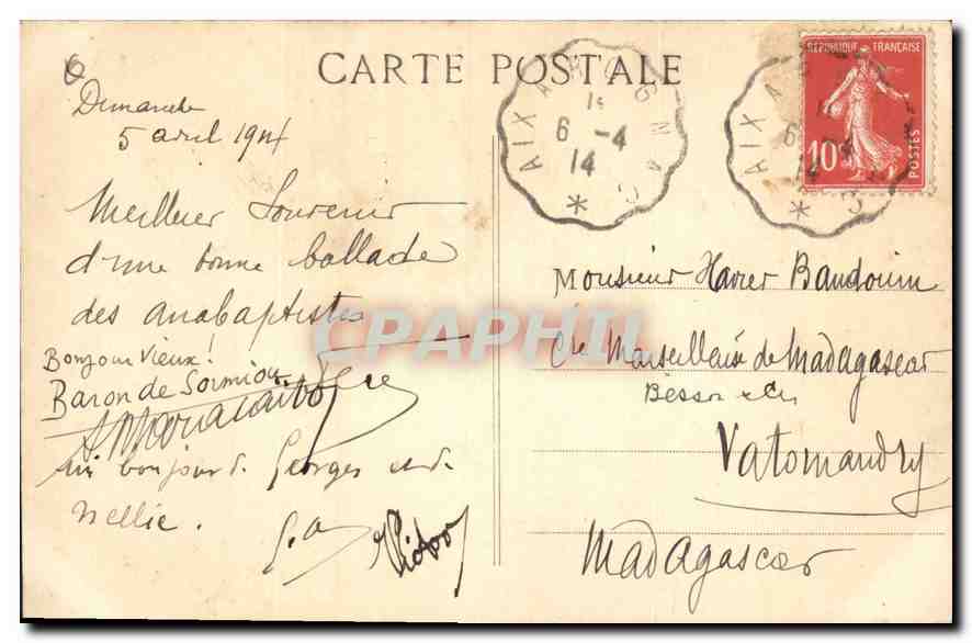 Aix-en-Provence — La Fontaine Monumentale — Collection Laussand, Aix, n°120 — Reverso