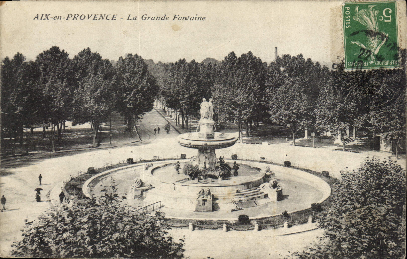 AIX-en-PROVENCE - Die Grande Fontaine — unbekannter Verlag, Seriennummer nicht sichtbar