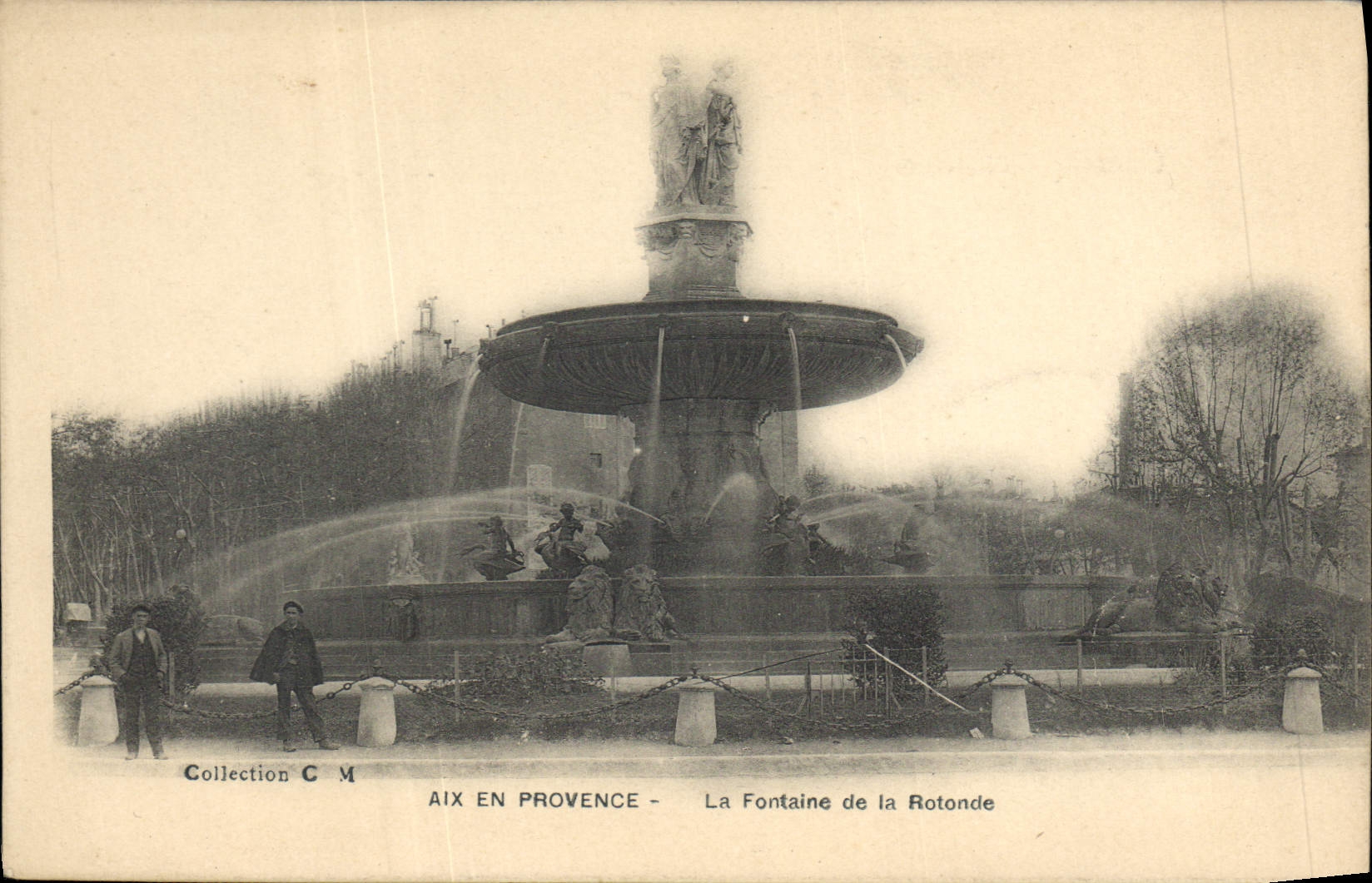 Aix-en-Provence — La Fontaine de la Rotonde — Collection C M