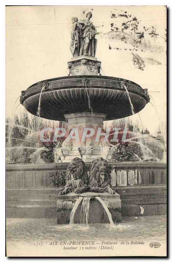 Aix-en-Provence — Fontaine de la Rolonde — Délasi
