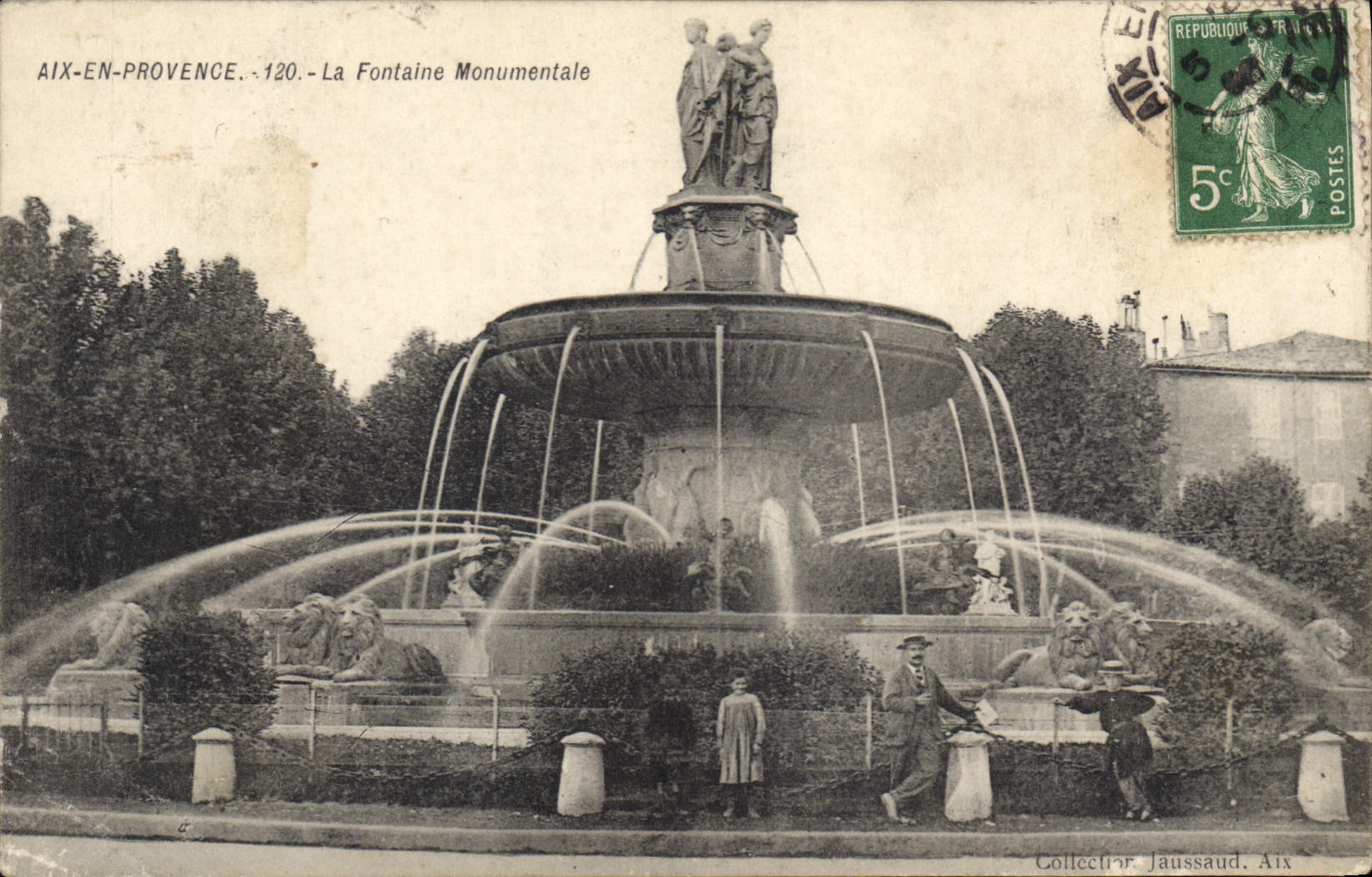 Aix-en-Provence — La Fontaine Monumentale — Collection Jaussaud, Aix