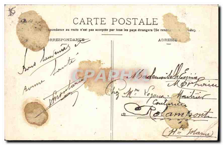 Aix-en-Provence — La Fontaine Monumentale — Collection Jaussaud, Aix — Verso