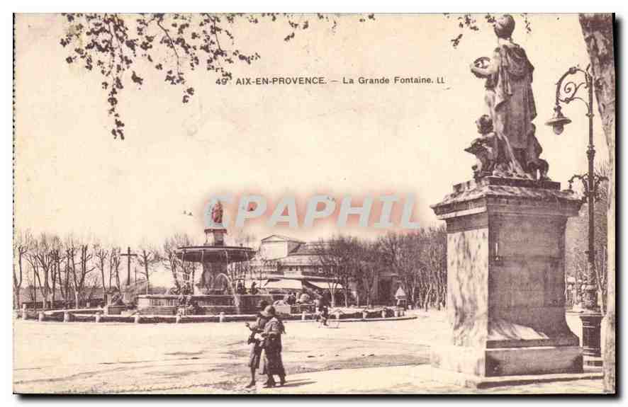 Aix-en-Provence — Die Große Fontaine — LL