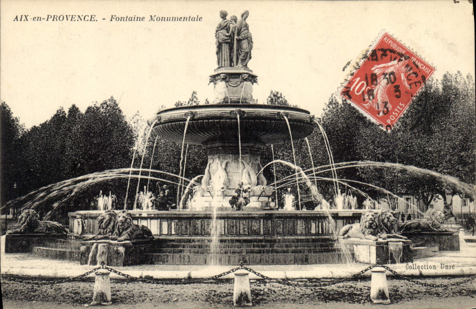AIX-en-PROVENCE - Fontaine Monumentale — Collection Unio