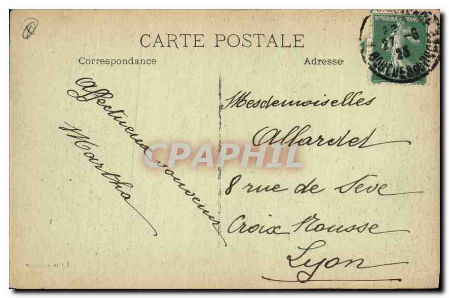 Aix-en-Provence — La Grande Fontaine — Edition Carle — Verso