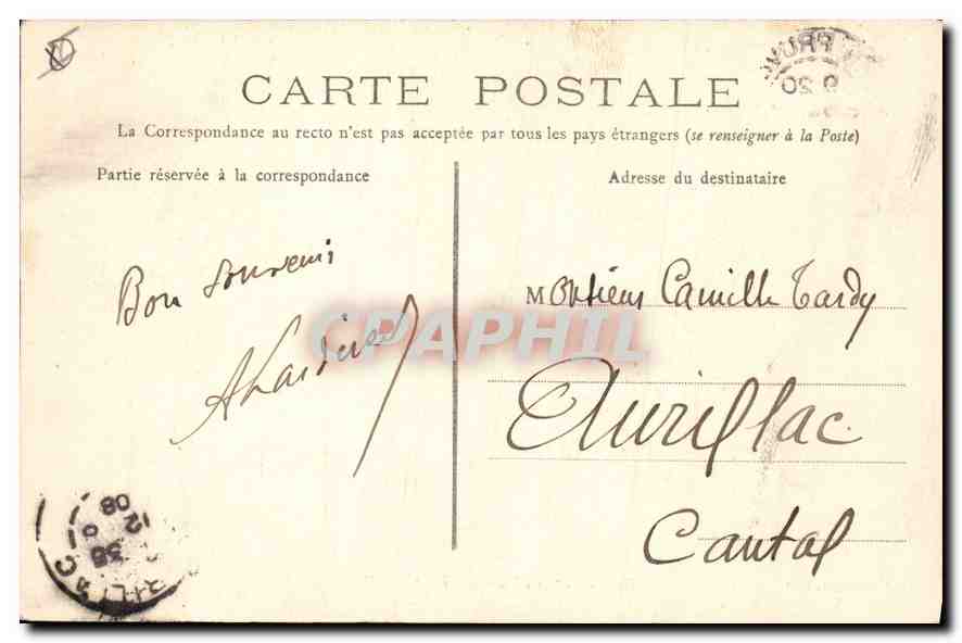 AIX-EN-PROVENCE — Monumentale Fontäne — Germanet, Verlag — Rückseite