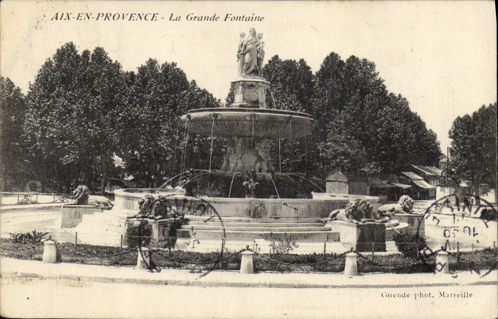 Aix-en-Provence - La Grande Fontaine — Guende phot. Marseille