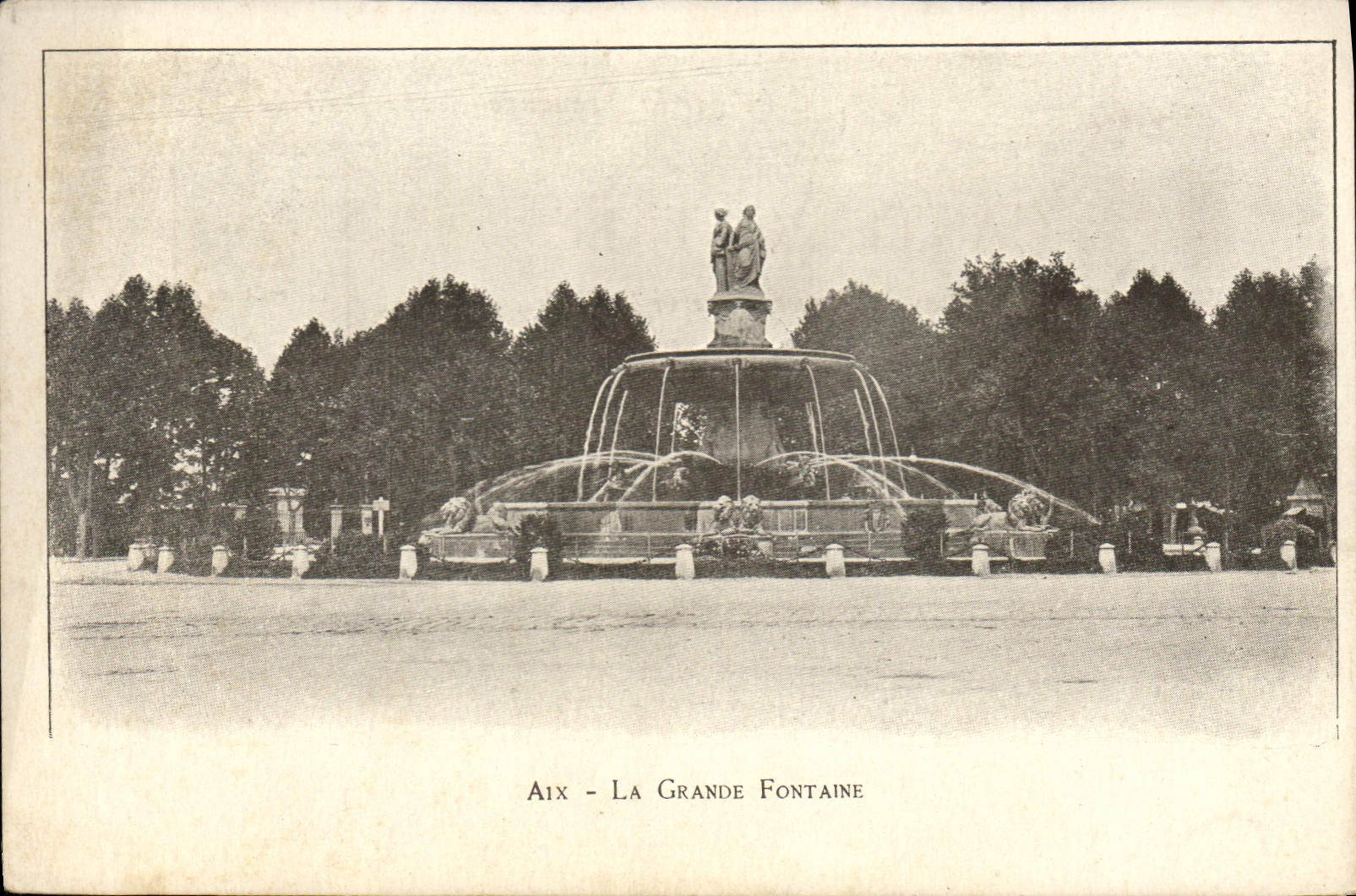 Aix - Die Große Fontäne — Verlag Provence-Carte Postale
