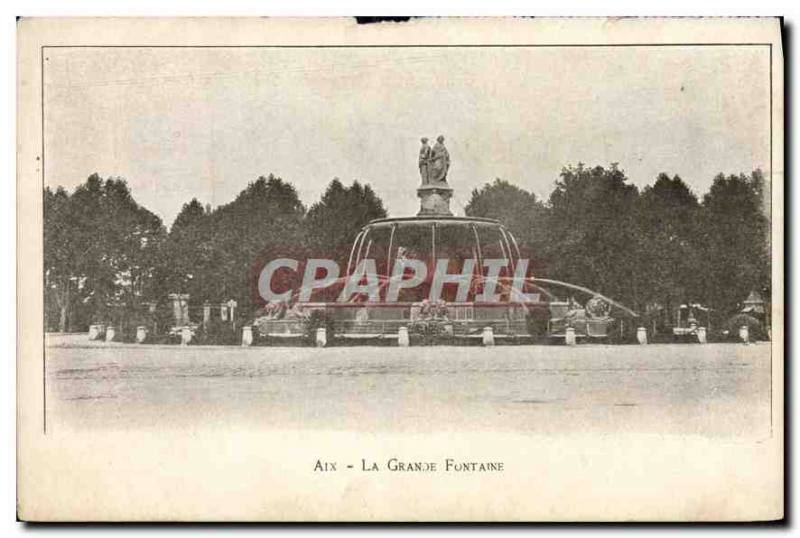 CPA Aix La Grande Fontaine 