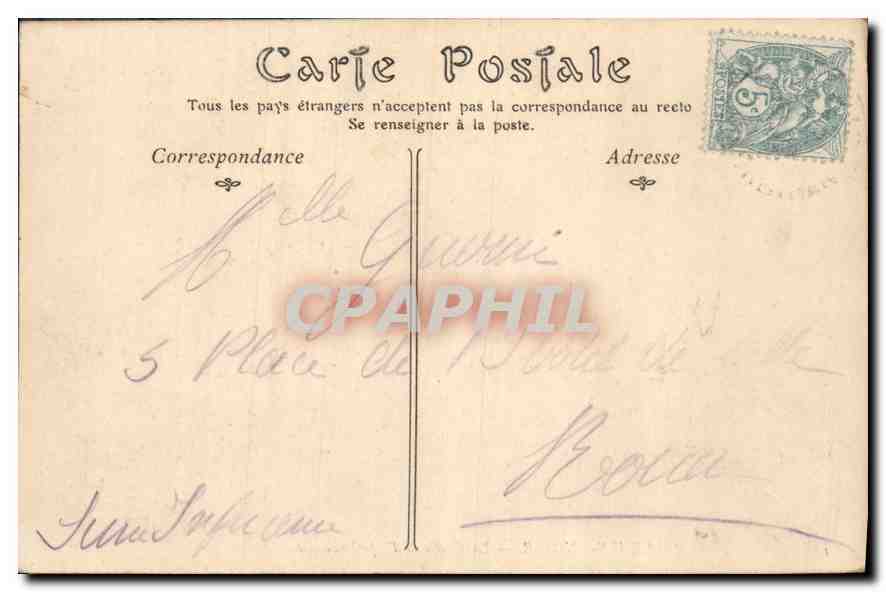 Belle-Île-en-Mer — Die Apothekerhöhle — unbekannter Verlag — Rückseite