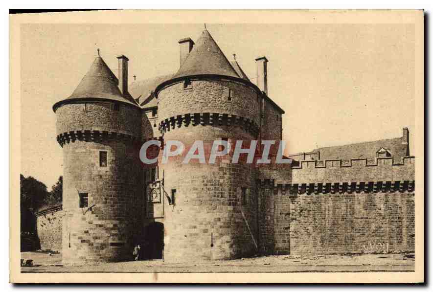 CPA La Douce France Guerande Loire Inf Porte Saint Michel 