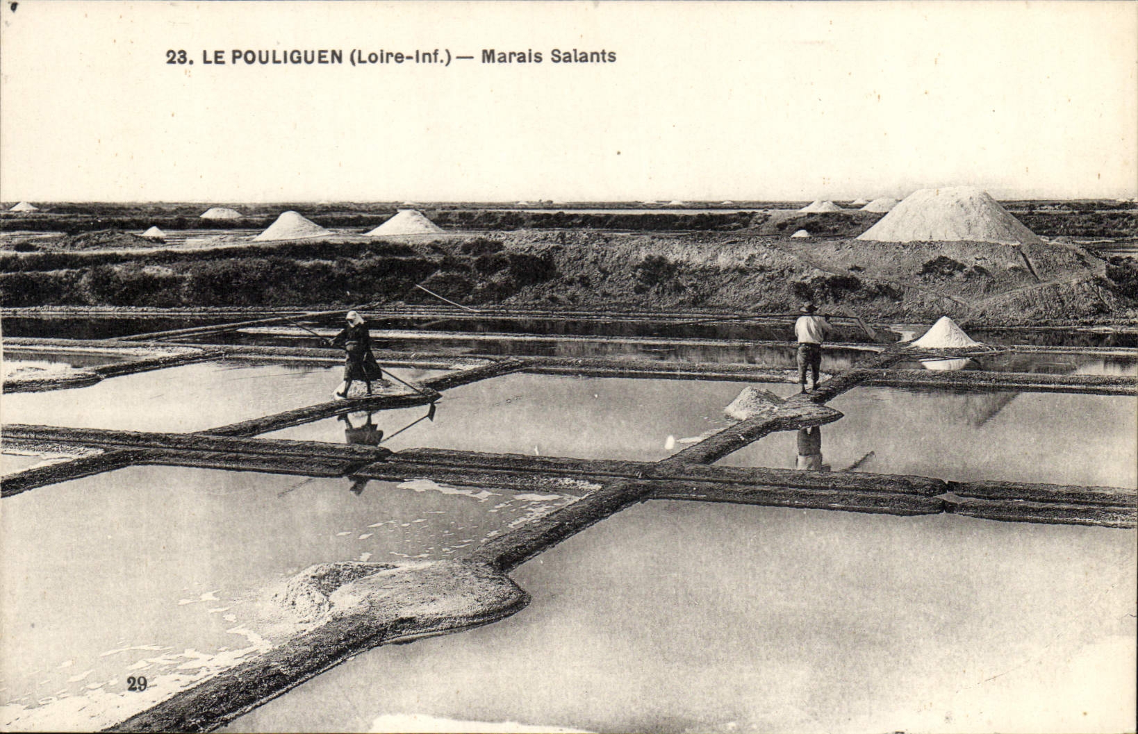 CPA Le Pouliguen Loire inf Marais Salants 