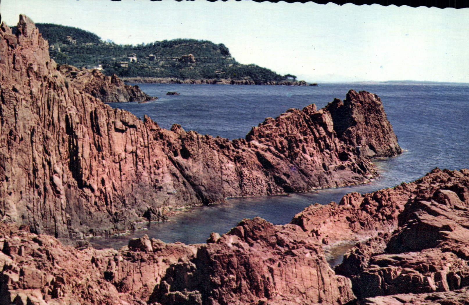 CPA La Corniche d'Or Les Calangues Rouges du Trayas 