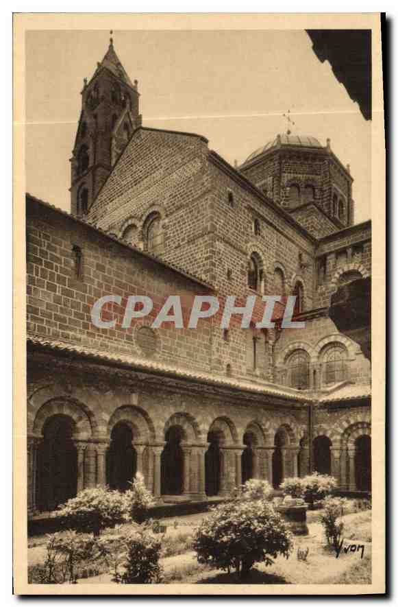 CPA Le Puy Hte Loire Cour et Galerie du Cloitre 