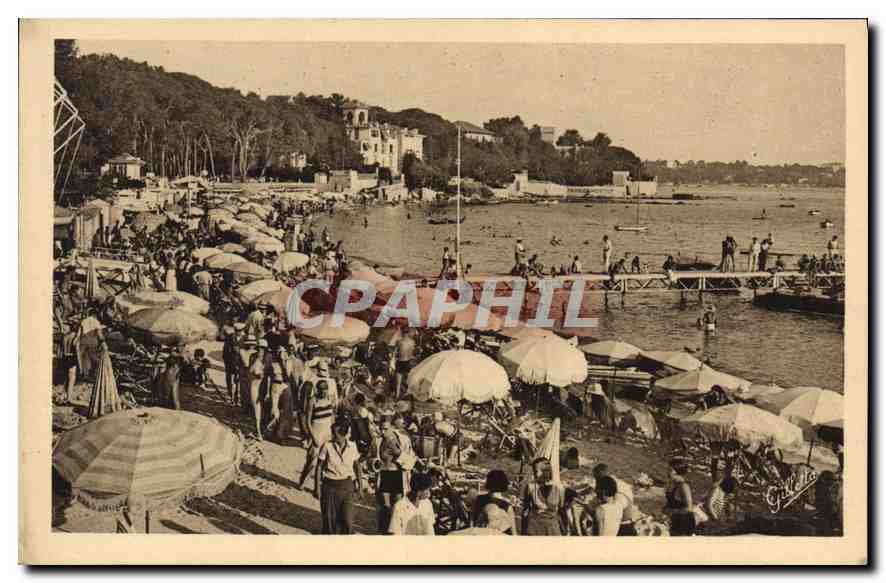 Juan-les-Pins — La Plage — J. Gilletta et Cie, phot.édit. Nice