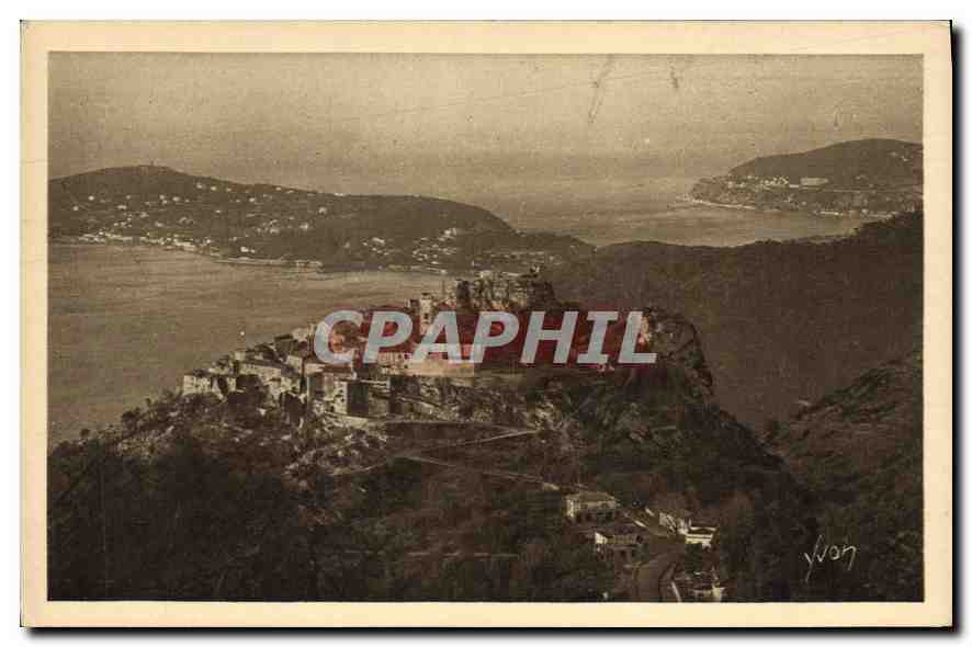 CPA La Douce France Cote d'Azur Eze AM Vue generale 