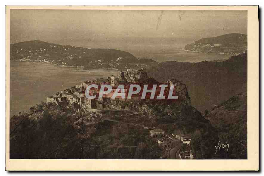 CPA La Douce France Cote d'Azur Eze AM Vue generale 