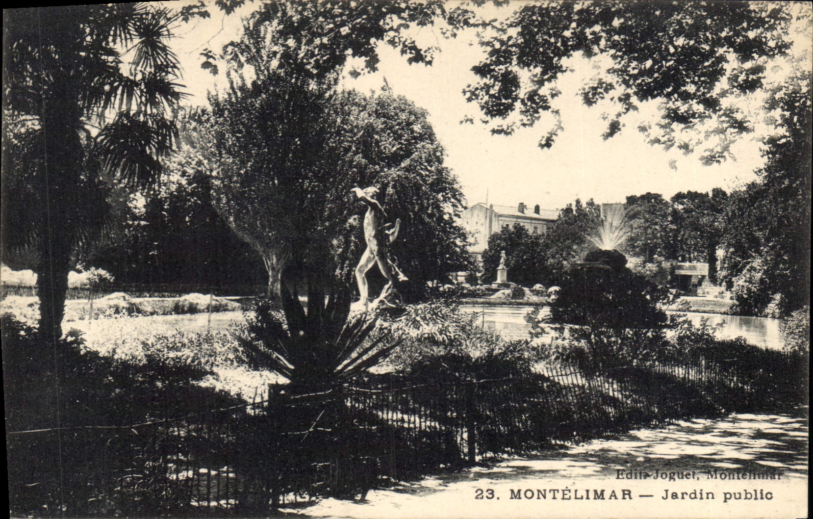 Montélimar — Jardin public — Edits Joguet, Montélimar