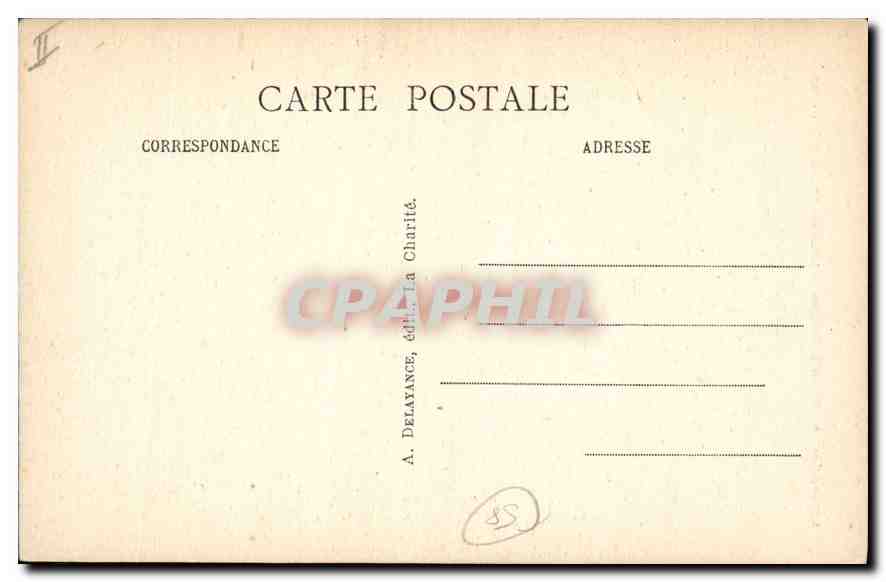 CPA Le Charite sur Loire Nievre Logis du Prieur  — Rückseite