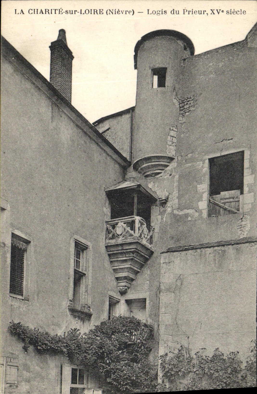 CPA Le Charite sur Loire Nievre Logis du Prieur 