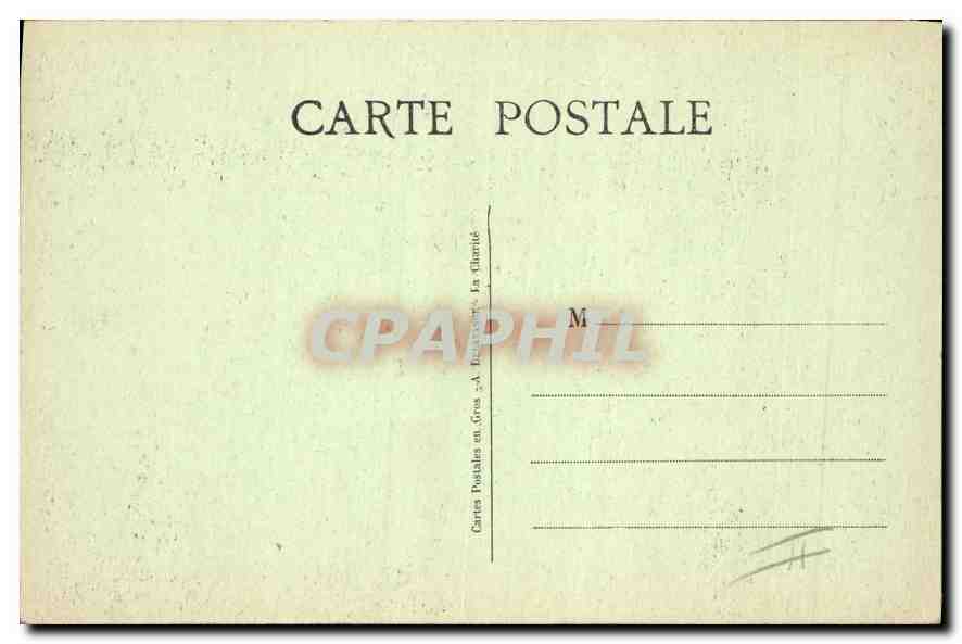 CPA Le Charite sur Loire Nievre Logis du Prieur  — Rückseite