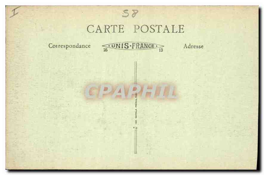 CPA Chateau Chichon Rievere l'Yonne  — Rückseite