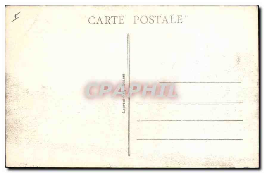 Vannes - Vue de la Ville prise de la Garonne — 1920, éditeur Laurent-Martin, n° 3665 — Rückseite