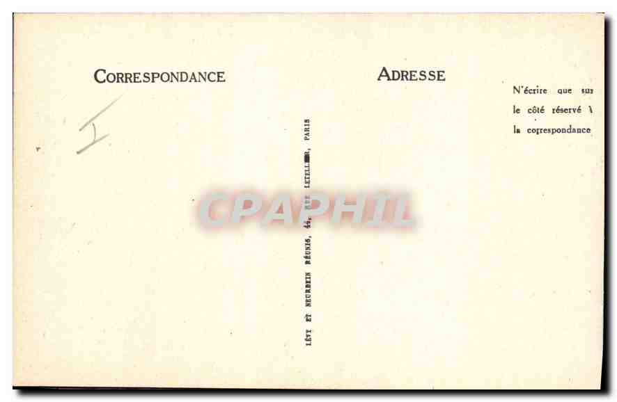 CPA Sainte Anne d'Auray la Basilique et la Fontaine  — Verso