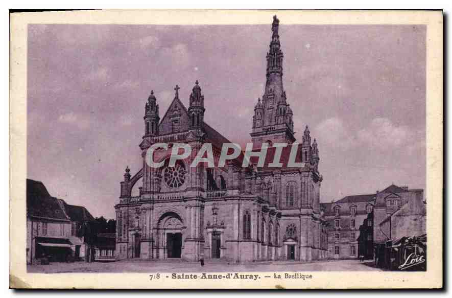 Sainte-Anne-d'Auray — La Basilique — Éditeur Laurent-Nel-Mennes, n° 718