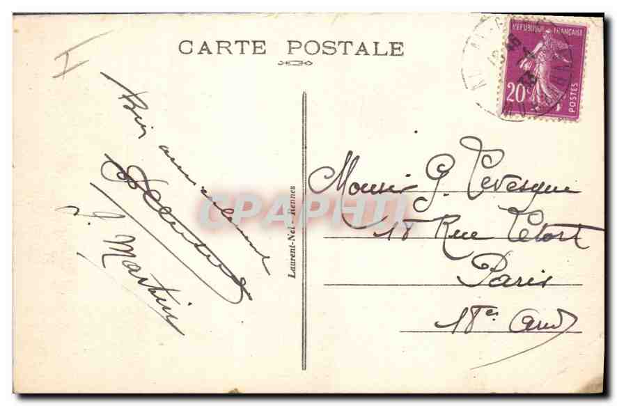 Sainte-Anne-d'Auray — La Basilique — Éditeur Laurent-Nel-Mennes, n° 718 — Verso