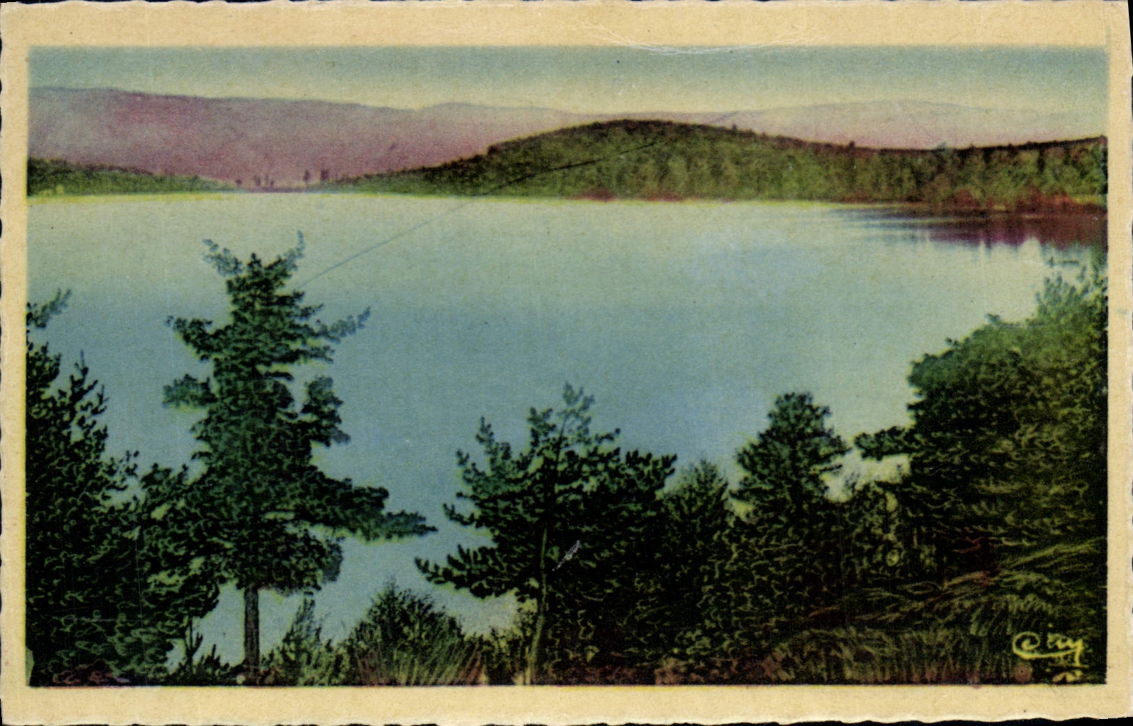 Lac d'Issarles — Environ de Vals-les-Bains (Ardèche) — Ciry