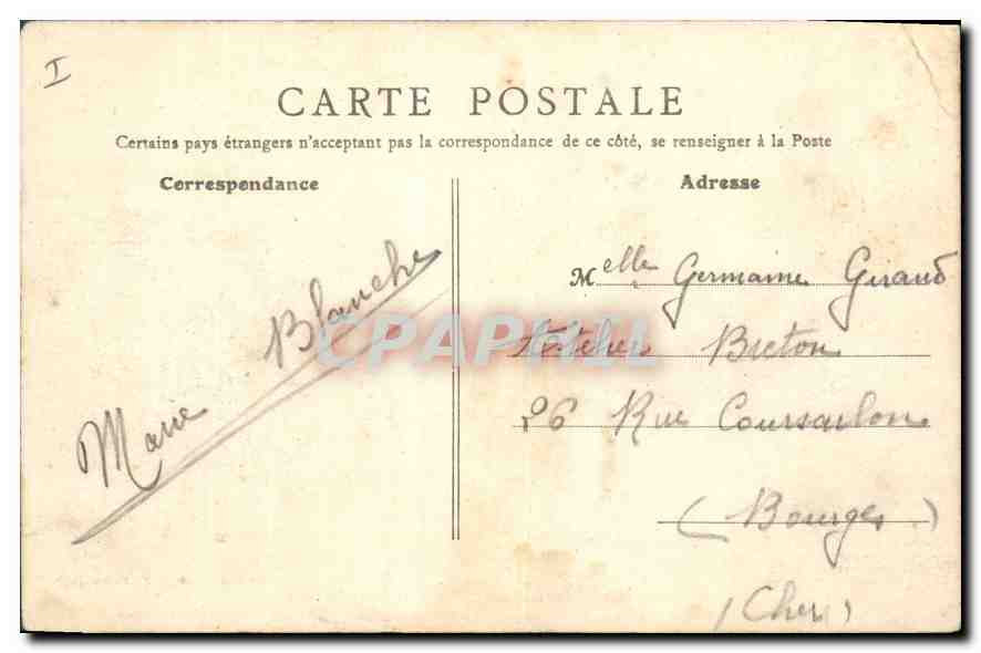 Château de Sully-La-Tour — En Nivernais — Éditeur non identifié, n° 22 — Verso