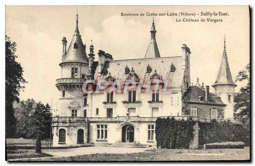 Le Château de Vergers — Environs de Cosne-sur-Loire (Nièvre) — Suilly-la-Tour — Éditeur Lienormand, Orléans