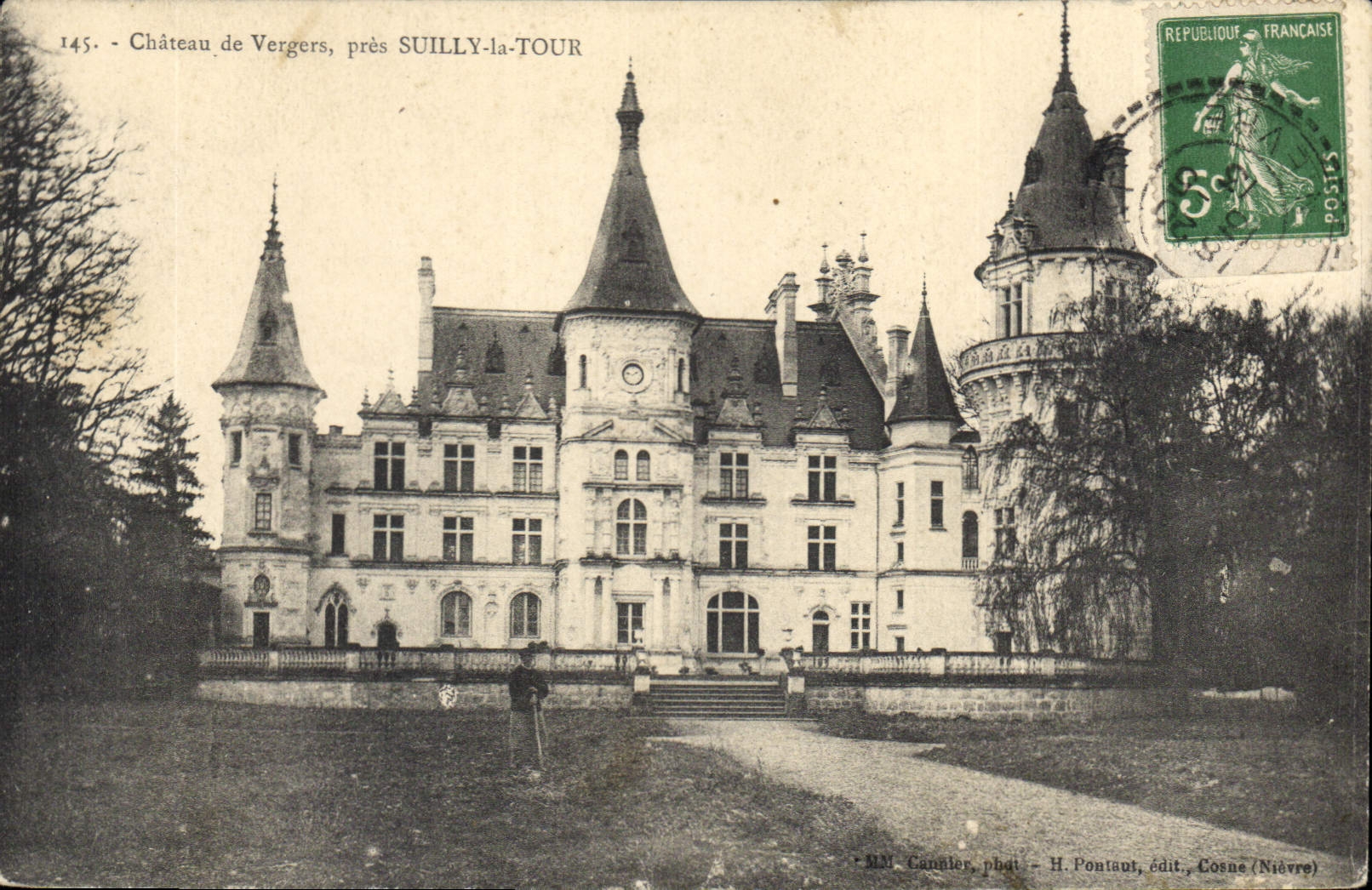 Kasteel van Vergeres, bij SUILLY-la-TOUR — H. Pontaut, uitgever, Cosne (Nièvre)